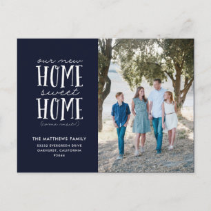 Neue Zuhause Sweet Zuhause Moving Ankündigung Post