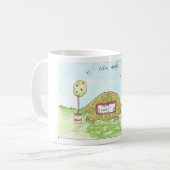 Neue Zuhause-Tasse Kaffeetasse (Vorderseite Links)