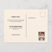 Neue Zuhause Truck und Orange City Moving Ankündigungspostkarte (Rückseite)