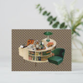 Neue Zuhause und Adressenänderung rückgängig mache Ankündigung (Stehend Vorderseite)