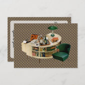 Neue Zuhause und Adressenänderung rückgängig mache Ankündigung (Vorne/Hinten)