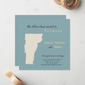 Neue Zuhause Vermont Moving Ankündigung Postkarte (Vorderseite/Rückseite Beispiel)