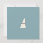 Neue Zuhause Vermont Moving Ankündigung Postkarte (Rückseite)