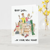 Neue Zuhause Viel Glück-Karte Karte (Gelbe Blume)