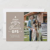 Neue Zuhause vier Foto beige Weihnachten (Vorderseite)