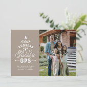 Neue Zuhause vier Foto beige Weihnachten (Stehend Vorderseite)