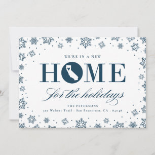 Neue Zuhause Weihnachts-Ankündigung über die Beweg