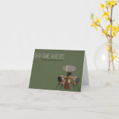 "Neue Zuhause, wer ist es?" Karte (Gelbe Blume)