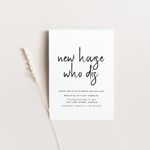 Neue Zuhause Who Dis Housewarming Party Einladung