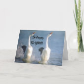 **NEUE ZUHAUSE** WIR DANKEN AUF FREUDE FÜR "SIE" KARTE (Vorderseite)