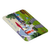 Neue Zuhause wünscht 3"x4" Foto Magnet (Rechte Seite)