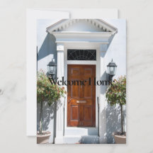 Neue Zuhause wünscht Grußkarte