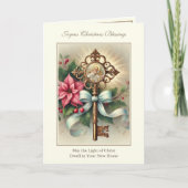 Neue Zuhause zu Weihnachten florale Religiöse (Vorderseite)