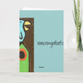 neue Zuhausekarte Karte (Rückseite)