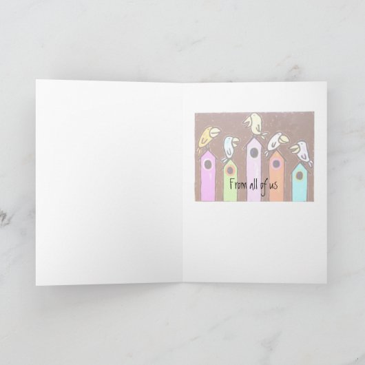 neue Zuhausekarte Karte (Innenseite)