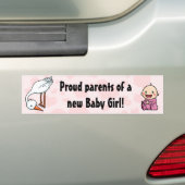 Neueltern von Autoaufkleber für kleine Storchen (Auf Auto)