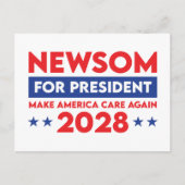 Neuem für den Präsidenten: Amerika kümmert sich wi Postkarte (Vorderseite)