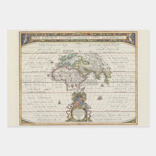 Neuengland Die seltenen Karten der Welt | Geschenkpapier Set (Vorderseite)