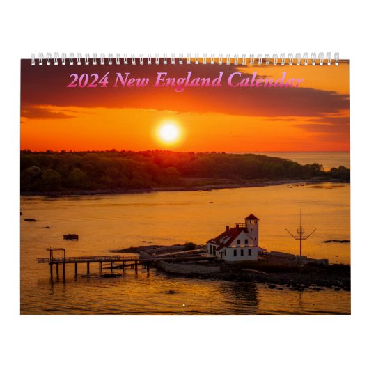 Neuengland durch den Saisonkalender Kalender (Titelbild)