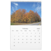 Neuengland Herbst Kalender (Feb 2027)
