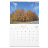 Neuengland Herbst Kalender (Feb 2026)