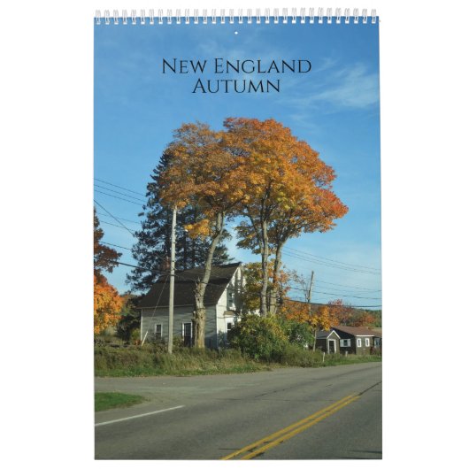Neuengland Herbst Kalender (Titelbild)