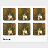 Neuengland Herbsthaus und Cupola Stickers (Blatt)