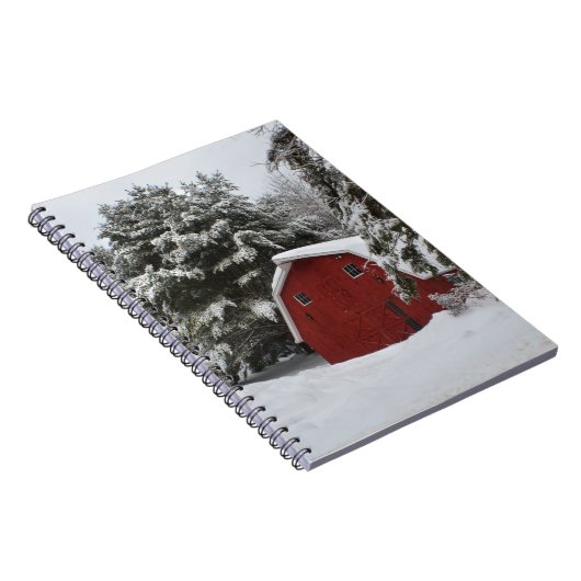 Neuengland im Winter-Notebook Notizblock (Rechte Seite)