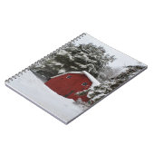 Neuengland im Winter-Notebook Notizblock (Linke Seite)