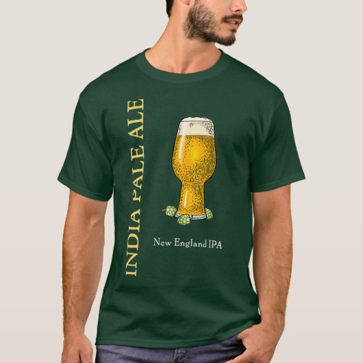 Neuengland Indien Blale Ale IPA Craft Beer Gift T-Shirt (Vorderseite)