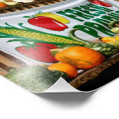 Neuengland Landstand Herbst 8x10 Fotodruck (Ecke)