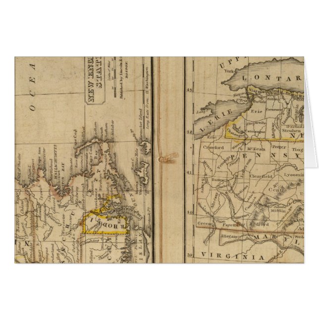 Neuengland, Naher Staaten (Vorderseite (Horizontal))