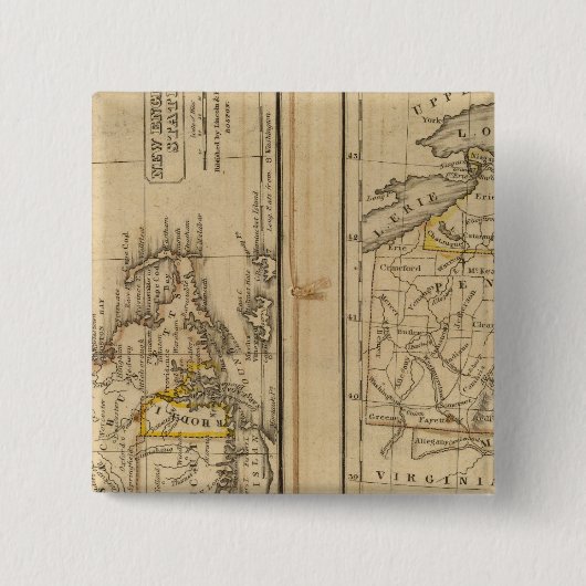 Neuengland, Naher Staaten Button (Vorderseite)