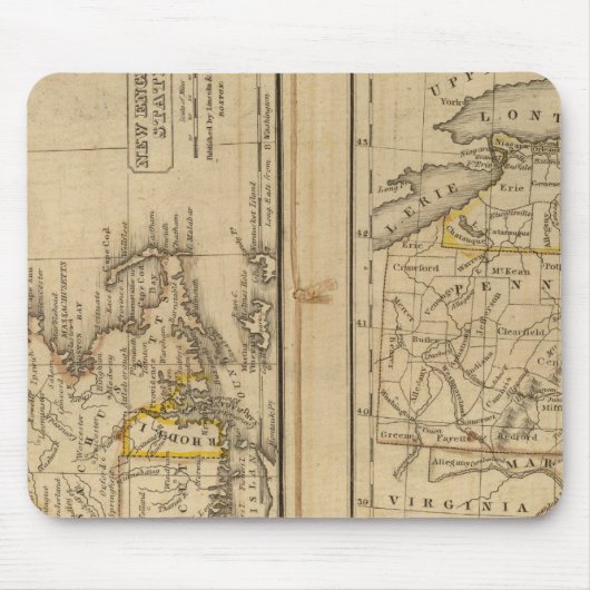 Neuengland, Naher Staaten Mousepad (Vorne)