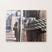Neuengland Old Port Portland ME Maine Boat Rope Puzzle (Horizontal)