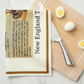 Neuengland - Türkei - Rezept Geschirrtuch (Viertel Falte)