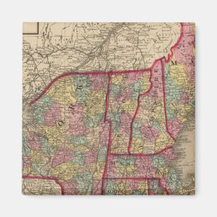 Neuengland und New York Magnet