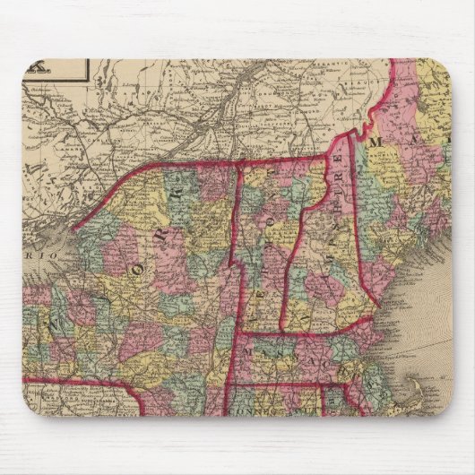 Neuengland und New York Mousepad (Vorne)