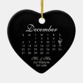 Neuer 1. Weihnachtsfeiertag Keramik Ornament (Vorne)