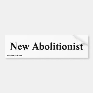 neuer Abolitionist Autoaufkleber