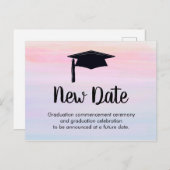 Neuer Abschluss Aufschub Postkarte (Vorne/Hinten)