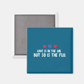 Neuer Air So Flu Valentinstag Magnet (Vorderseite/Rückseite)
