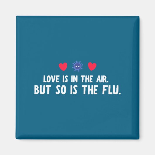 Neuer Air So Flu Valentinstag Magnet (Vorne)
