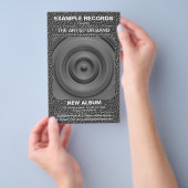Neuer Albumstart - Seltsame Stone Textur Flyer (Handgriff)