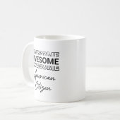 Neuer amerikanischer Bürger Naturalisierung Einwan Kaffeetasse (Vorderseite Links)