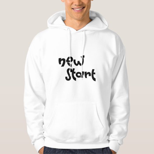 Neuer Anfang b Hoodie (Vorderseite)
