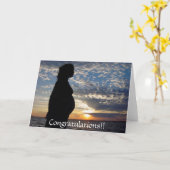 Neuer Anfang, Glückwunsch!! Karte (Gelbe Blume)