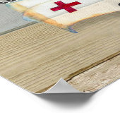 Neuer Anfang Inspiration und Motivierend Poster (Ecke)