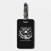 Neuer Anfang Weingläser - Illustration 2 Gepäckanhänger (Rückseite vertikal)