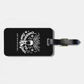 Neuer Anfang Weingläser - Illustration 2 Gepäckanhänger (Rückseite horizontal)